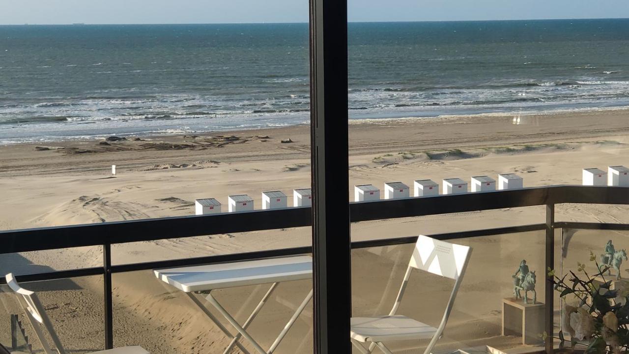Zeezicht Vanop Het 6 De Verdiep Oostduinkerke Buitenkant foto