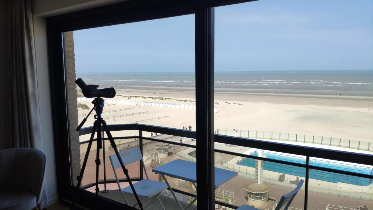 Zeezicht Vanop Het 6 De Verdiep Oostduinkerke Buitenkant foto