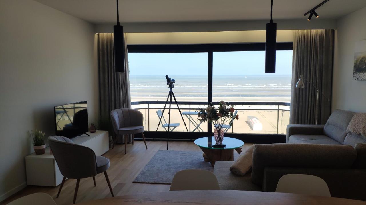 Zeezicht Vanop Het 6 De Verdiep Oostduinkerke Buitenkant foto