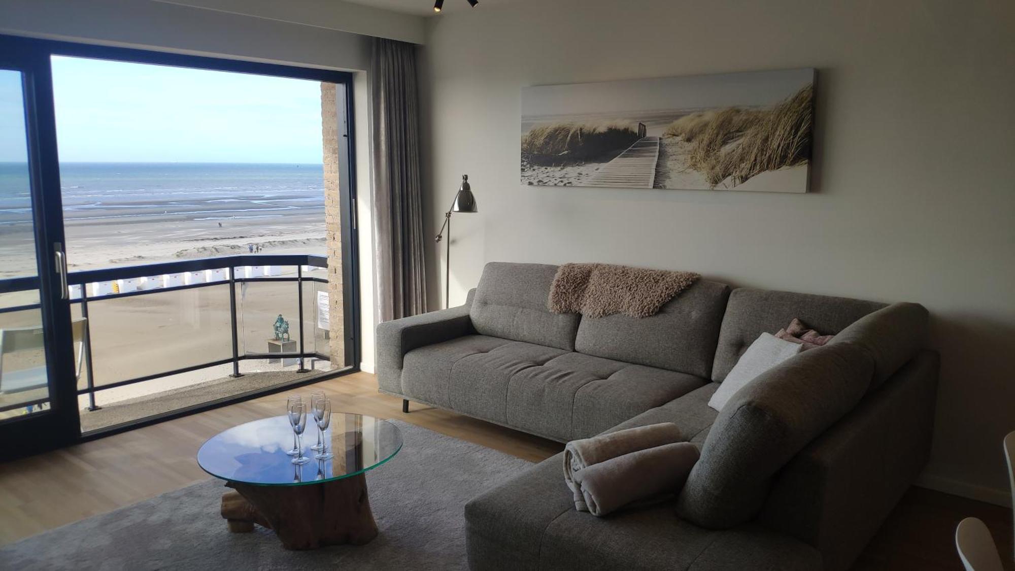 Zeezicht Vanop Het 6 De Verdiep Oostduinkerke Buitenkant foto